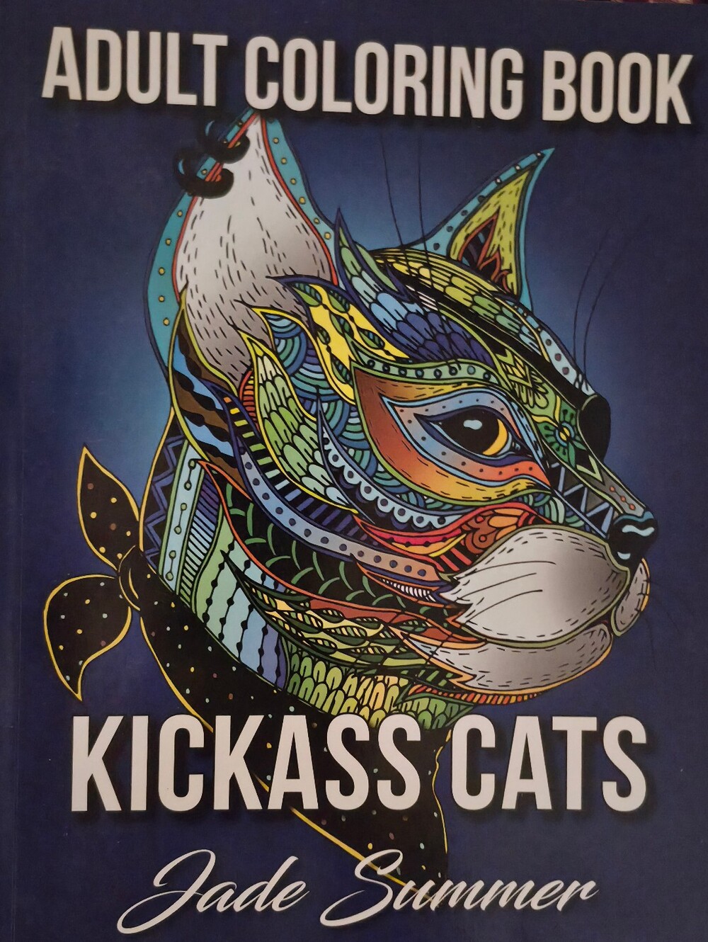 Kickass Cats Adult Coloring Book – Multicolor
